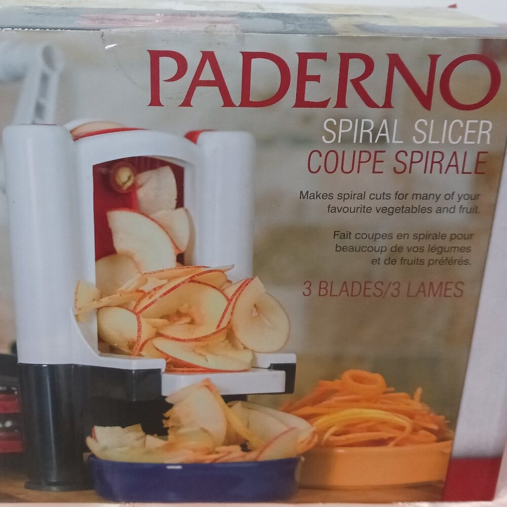 Paderno Spiral Slicer 3 Blades